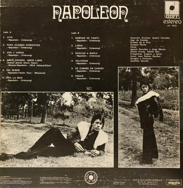 José María Napoleón - Vive | Raff (RF 9032) - 2 José María Napoleón - Vive | Raff (RF 9032) - 2