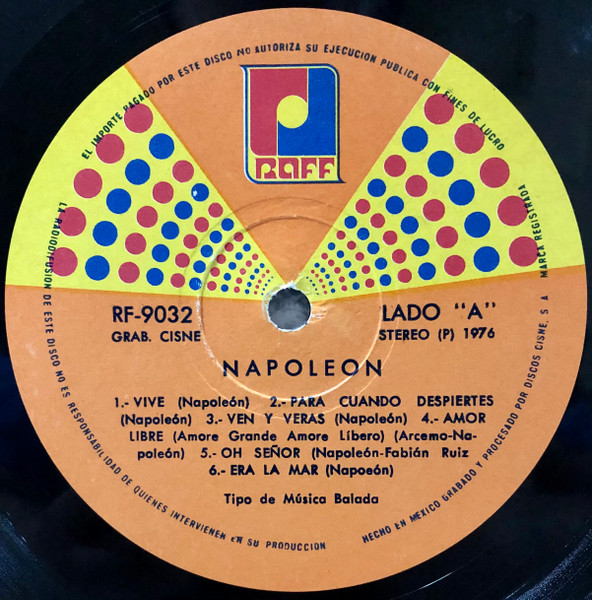 José María Napoleón - Vive | Raff (RF 9032) - 3 José María Napoleón - Vive | Raff (RF 9032) - 3