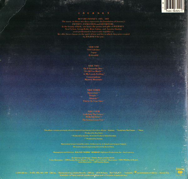 Journey - In The Beginning - 1975-1977 | Columbia (C2 36324) - 4 Journey - In The Beginning - 1975-1977 | Columbia (C2 36324) - 4
