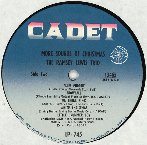 The Ramsey Lewis Trio - More Sounds Of Christmas | Cadet (LP-745) - 4
