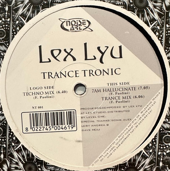 Lex Lyu - Trance Tronic | Noise Art (NT 001) - main