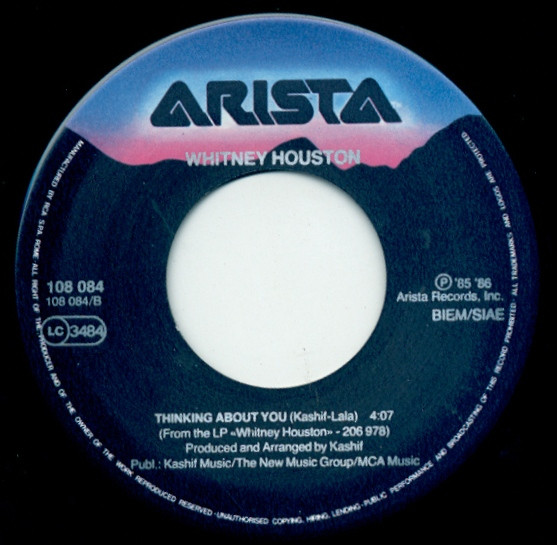 Whitney Houston - Greatest Love Of All | Arista (108 084) - 4