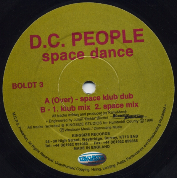 D.C. People - Space Dance | Humboldt County Records (BOLDT 03) - main