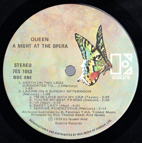 Queen - A Night At The Opera | Elektra (7ES-1053) - 4 Queen - A Night At The Opera | Elektra (7ES-1053) - 4