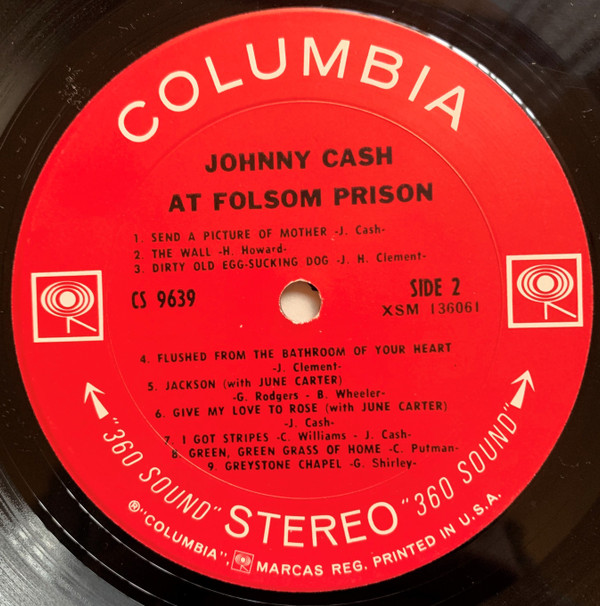 Johnny Cash - At Folsom Prison | Columbia (CS 9639) - 3 Johnny Cash - At Folsom Prison | Columbia (CS 9639) - 3