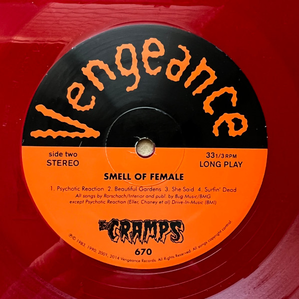 The Cramps - Smell Of Female (Limited Edition - Red Vinyl) [Vinyl] | Vengeance Records (VEN670) - 4