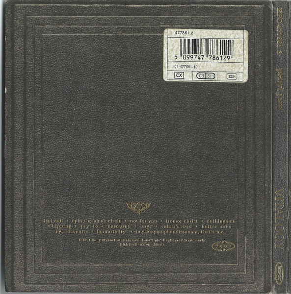Pearl Jam - Vitalogy | Epic (EPC 477861 2) - 2 Pearl Jam - Vitalogy | Epic (EPC 477861 2) - 2