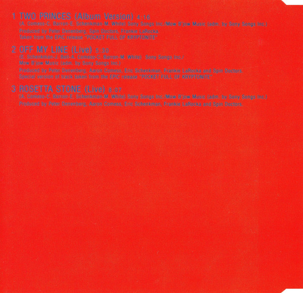 Spin Doctors - Two Princes | Epic (EPC 659031 2) - 4
