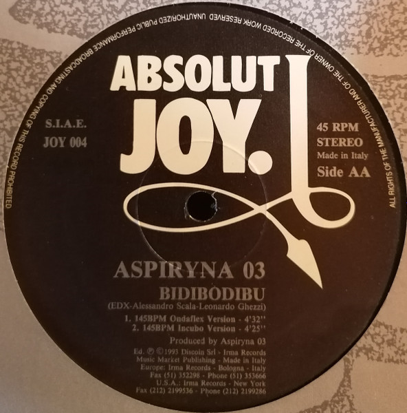 Aspiryna 03 - Bidibodibu' | Absolut Joy (JOY 004) - 2
