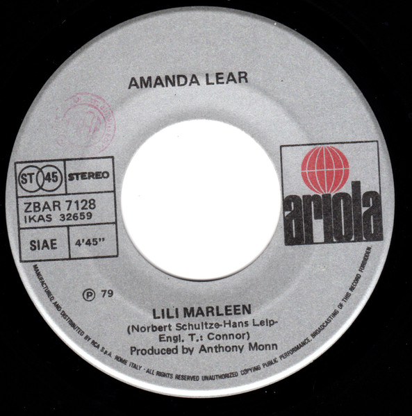Amanda Lear - Fashion Pack / Lili Marleen | Ariola (ZBAR 7128) - 4