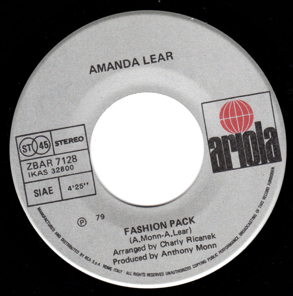 Amanda Lear - Fashion Pack / Lili Marleen | Ariola (ZBAR 7128) - 3