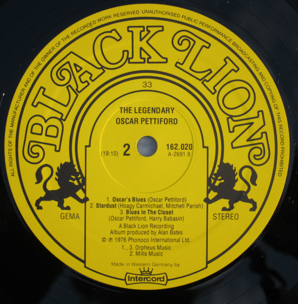Oscar Pettiford Featuring Attila Zoller - The Legendary Oscar Pettiford | Black Lion Records (162.020) - 4 Oscar Pettiford Featuring Attila Zoller - The Legendary Oscar Pettiford | Black Lion Records (162.020) - 4