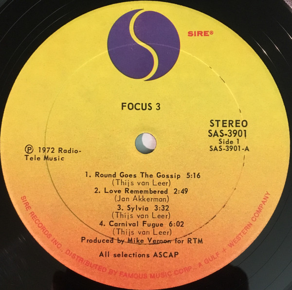 Focus - Focus 3 | Sire (SAS 3901) - 3