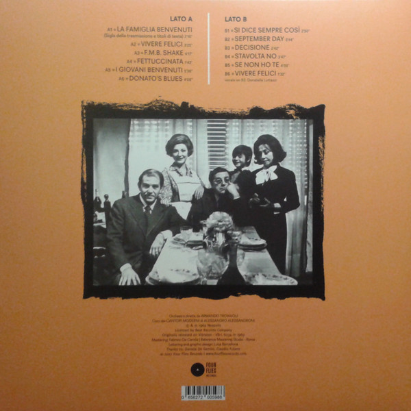 Armando Trovaioli - La Famiglia Benvenuti | Four Flies Records (FLIES 20) - 2 Armando Trovaioli - La Famiglia Benvenuti | Four Flies Records (FLIES 20) - 2
