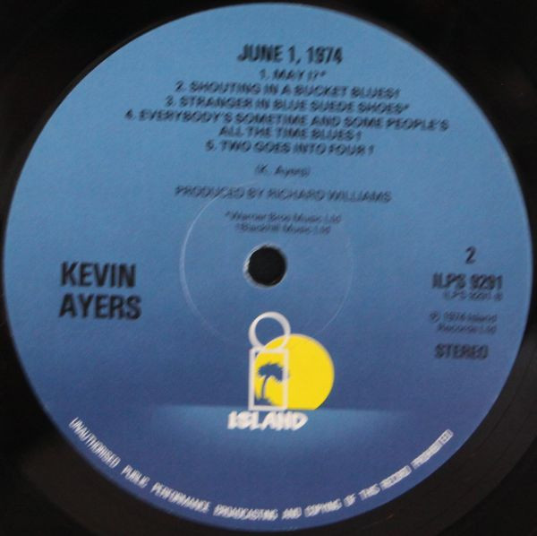 Kevin Ayers - John Cale - Brian Eno - Nico - June 1, 1974 | Island Records (ILPS 9291) - 4