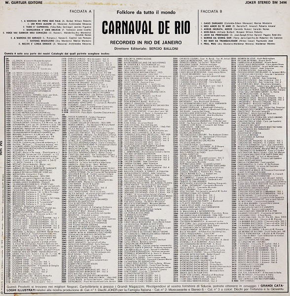 Various - Carnaval De Rio | Joker (SM 3496) - 2