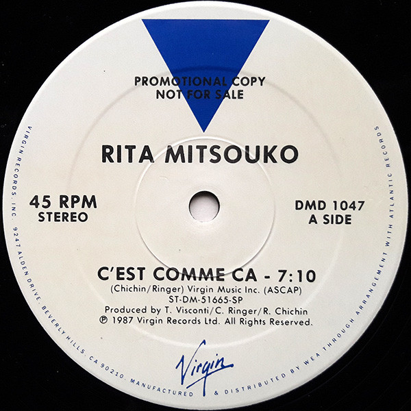Les Rita Mitsouko - C'Est Comme Ça | Virgin Records America, Inc. (DMD 1047) - 3