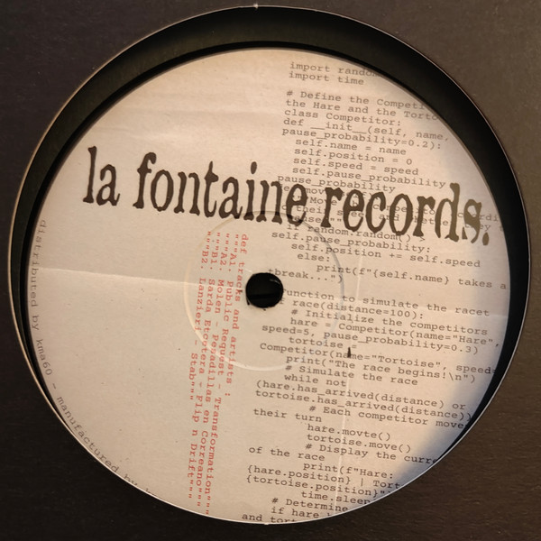 Public Request , Molen , Lanzieri , Sarda Etcetera - La Fontaine Records | La Fontaine Records (LFR001) - 2