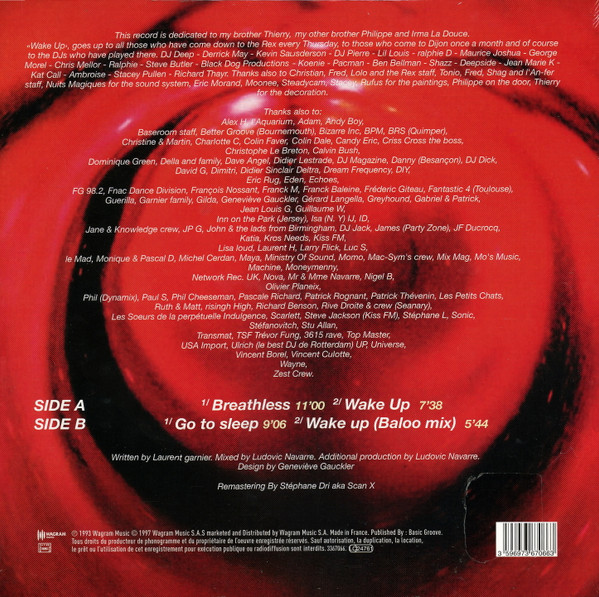 Laurent Garnier - A Bout De Souffle EP | Wagram Music (3367066) - 2 Laurent Garnier - A Bout De Souffle EP | Wagram Music (3367066) - 2