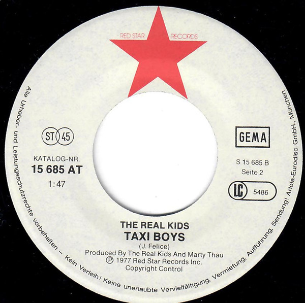 The Real Kids - All Kindsa Girls | Red Star Records (15 685 AT) - 4