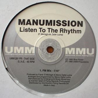 Manumission - Listen To The Rhythm | UMM (UMM 281 PR) - 2