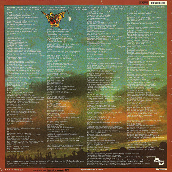 Kate Bush - The Kick Inside | Sonopresse (2 C 068-06603) - 2 Kate Bush - The Kick Inside | Sonopresse (2 C 068-06603) - 2