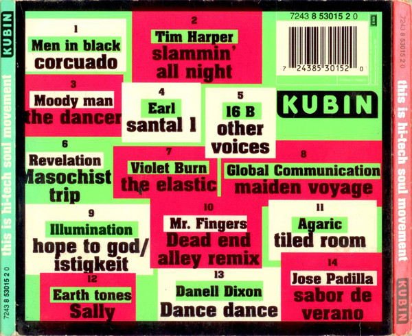 Dimitri Kneppers - This Is Hi-Tech Soul Movement | Kubin (7243 8 53015 2 0) - 3 Dimitri Kneppers - This Is Hi-Tech Soul Movement | Kubin (7243 8 53015 2 0) - 3