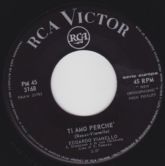 Edoardo Vianello - Ti Amo Perchè | RCA Italiana (PM45 - 3168) - 3