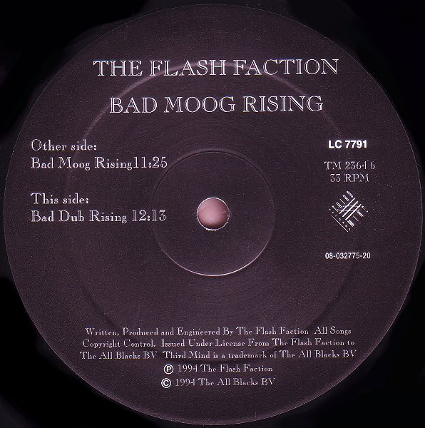 The Flash Faction - Bad Moog Rising | Third Mind Records (TM 2364 6) - 2 The Flash Faction - Bad Moog Rising | Third Mind Records (TM 2364 6) - 2