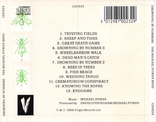 Michael Nyman - Drowning By Numbers | Venture (CDVE23) - 2