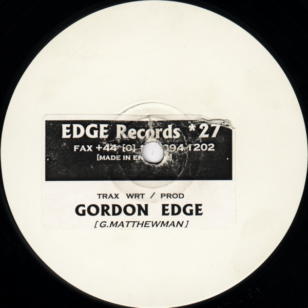 Gordon Edge - *27 | Edge Records (EDGE 27) - 2