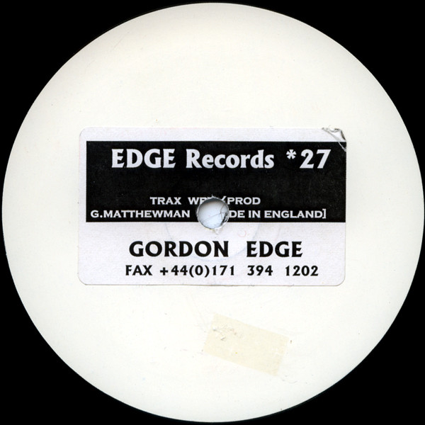 Gordon Edge - *27 | Edge Records (EDGE 27) - main