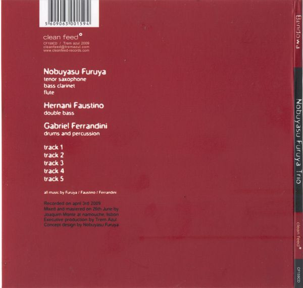 Nobuyasu Furuya Trio - Bendowa | Clean Feed (CF159CD) - 2