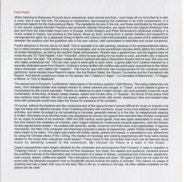 Nobuyasu Furuya Trio - Bendowa | Clean Feed (CF159CD) - 3