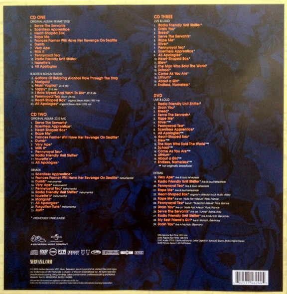 Nirvana - In Utero | DGC (00602537462445) - 2