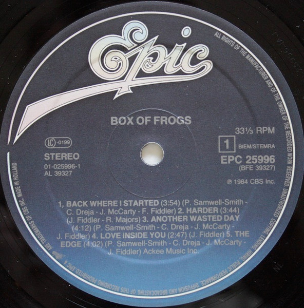 Box Of Frogs - Box Of Frogs | Epic (EPC 25996) - 4