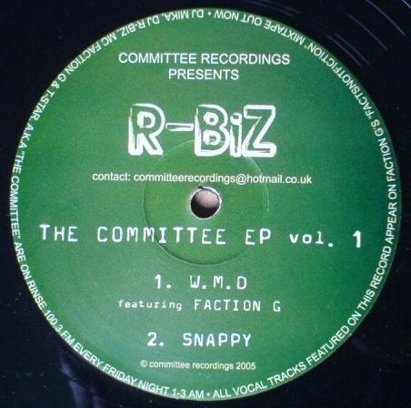 T Star / R-Biz - The Committee EP Vol. 1 | Committee Recordings (TSTAR001) - 2 T Star / R-Biz - The Committee EP Vol. 1 | Committee Recordings (TSTAR001) - 2
