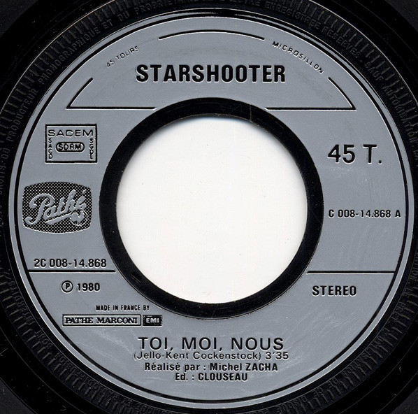 Starshooter - Toi, Moi, Nous / Partir À Zanzibar | Pathé (2C008-14868) - 4