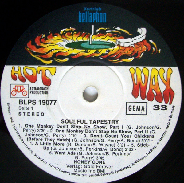 Honey Cone - Soulful Tapestry | Bellaphon (BLPS 19077) - 2 Honey Cone - Soulful Tapestry | Bellaphon (BLPS 19077) - 2