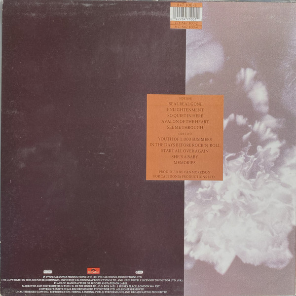Van Morrison - Enlightenment | Polydor (847 100-1) - 3 Van Morrison - Enlightenment | Polydor (847 100-1) - 3