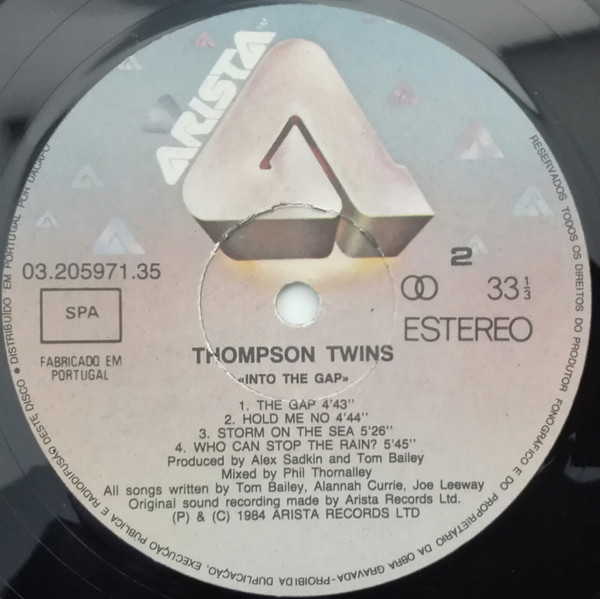 Thompson Twins - Into The Gap | Arista (03.205971.35) - 2
