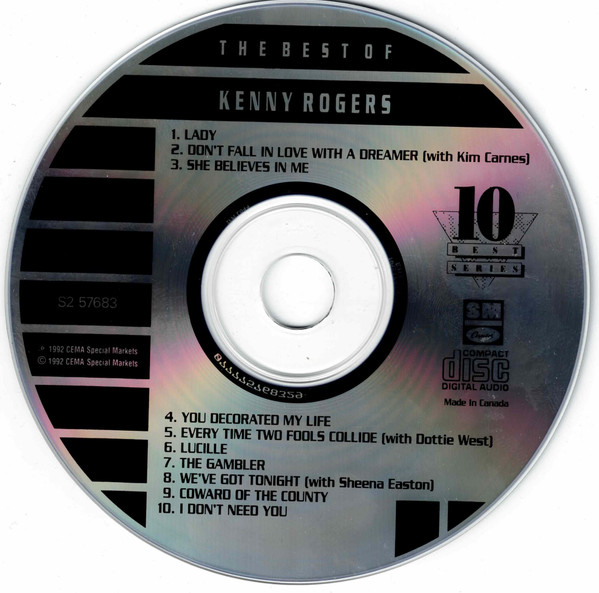 Kenny Rogers - The Best Of Kenny Rogers | EMI Music Canada Special Markets (S2 57683) - 3