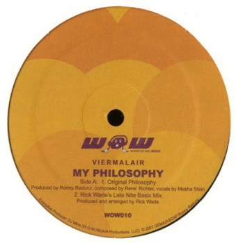 Viermalair - My Philosophy | Women On Wax Recordings (WOW 010)