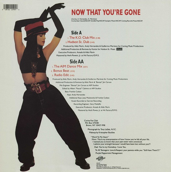 Corina - Now That You're Gone | Cutting Records (CR-259 X) - 2