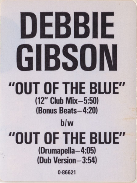 Debbie Gibson - Out Of The Blue | Atlantic (0-86621) - 4