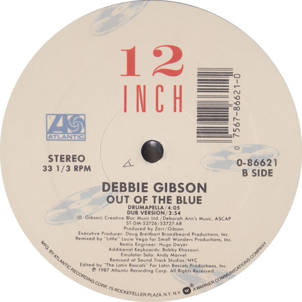 Debbie Gibson - Out Of The Blue | Atlantic (0-86621) - 3