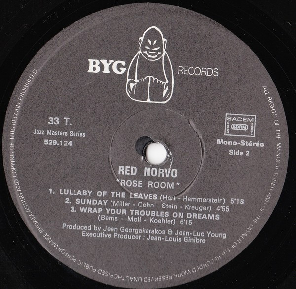 Red Norvo - Rose Room | BYG Records (BYG 529 124) - 4 Red Norvo - Rose Room | BYG Records (BYG 529 124) - 4