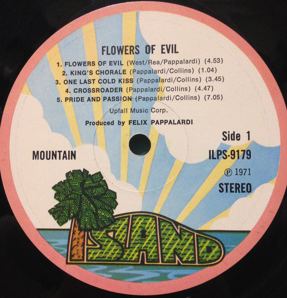 Mountain - Flowers Of Evil | Island Records (ILPS 9179) - 3 Mountain - Flowers Of Evil | Island Records (ILPS 9179) - 3