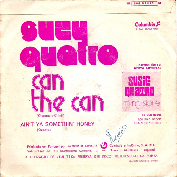 Suzi Quatro - Can The Can | Columbia (8E 006-94453 MF) - 2