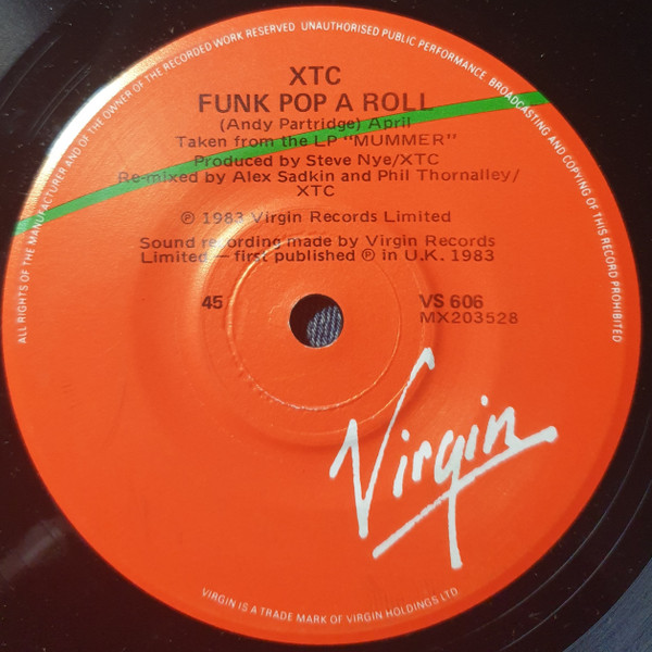 XTC - Wonderland | Virgin (VS 606) - 2